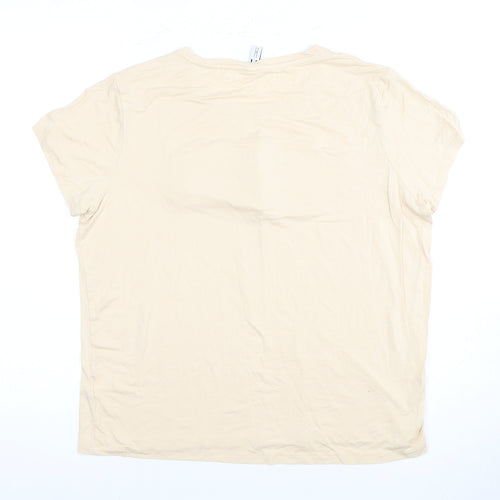 Fame Forever Women’s Beige XL Casual T-Shirt