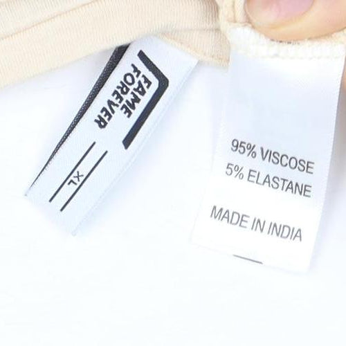 Fame Forever Women’s Beige XL Casual T-Shirt