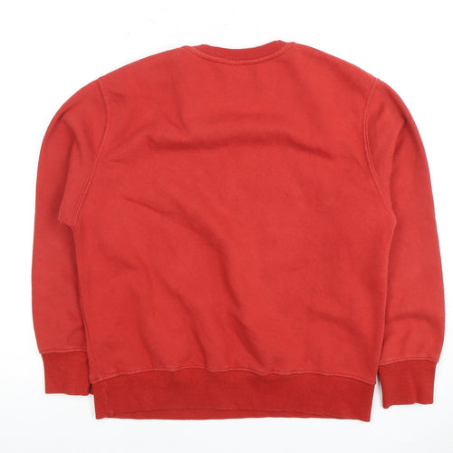 Zara Boys Red Pullover Sweatshirt 11-12 Years Long Sleeve