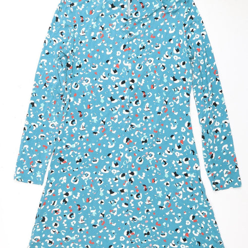 Marks and Spencer Women's Blue Animal Print Dress