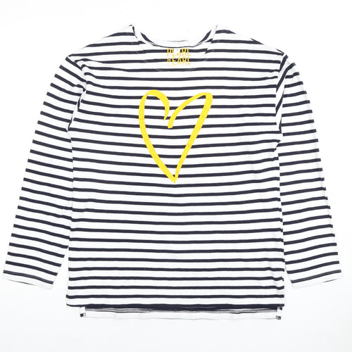Pearl & Earl Women's Striped T-Shirt Small