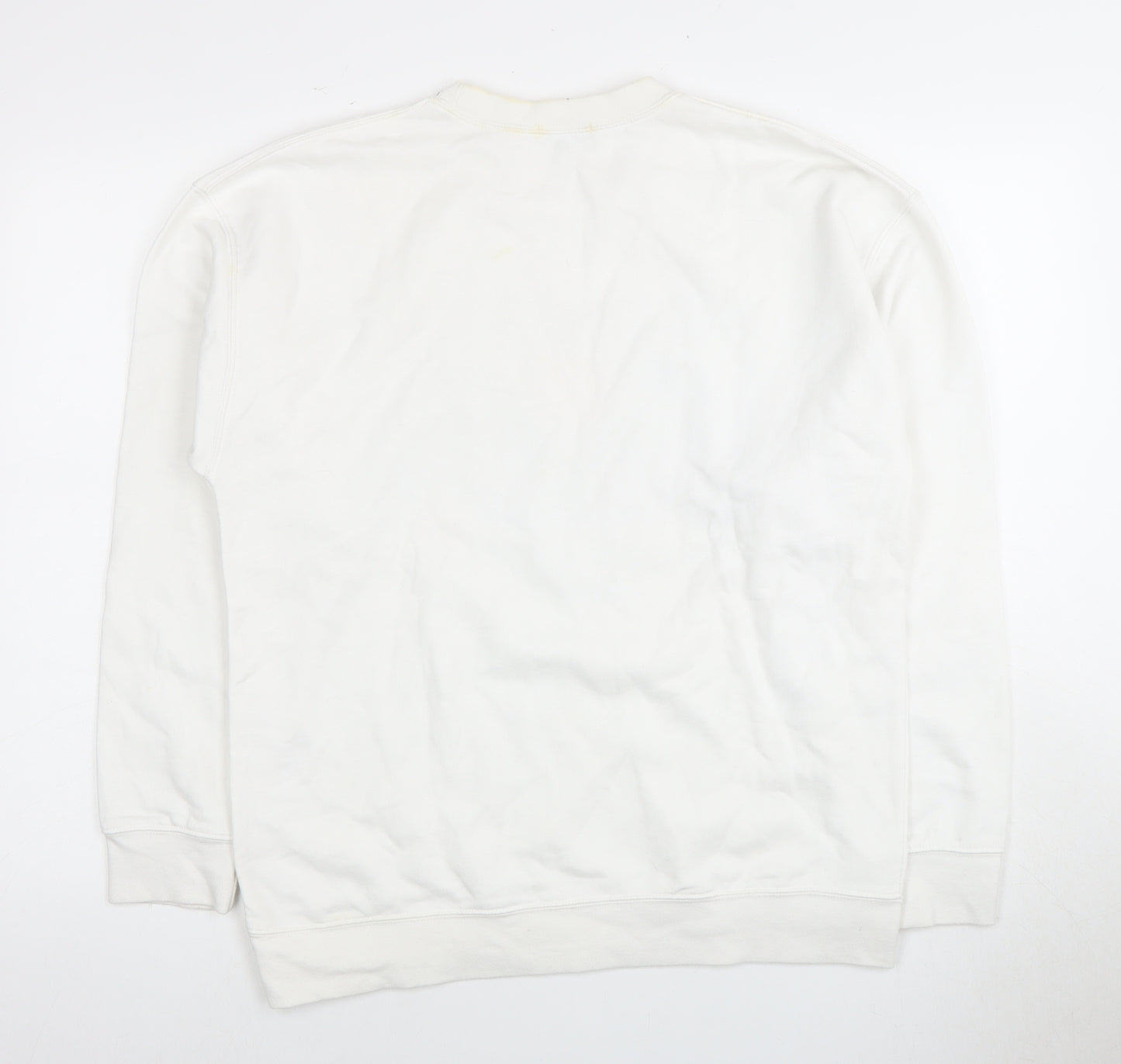 SPOTTED Unisex White M Tennis Sweatshirt