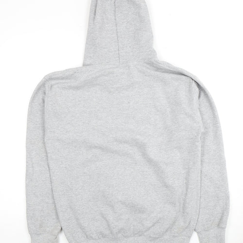 Gildan Men's Grey London Graphic Pullover Hoodie S