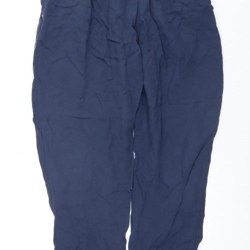River Island Women's Blue Relaxed Trousers Size 8