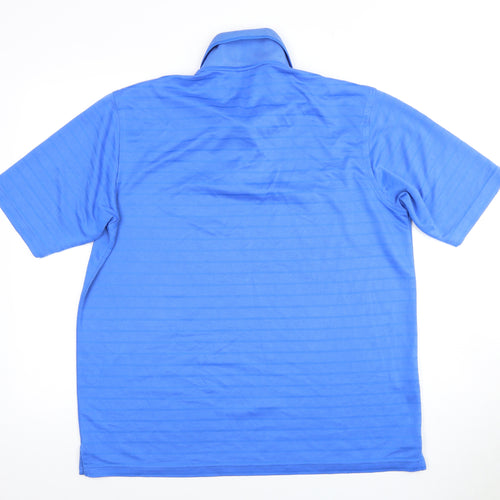 Marks and Spencer Men's Blue Polo Size L