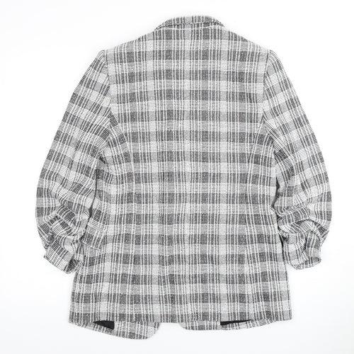 Marks and Spencer Women's Check Blazer - Size 10
