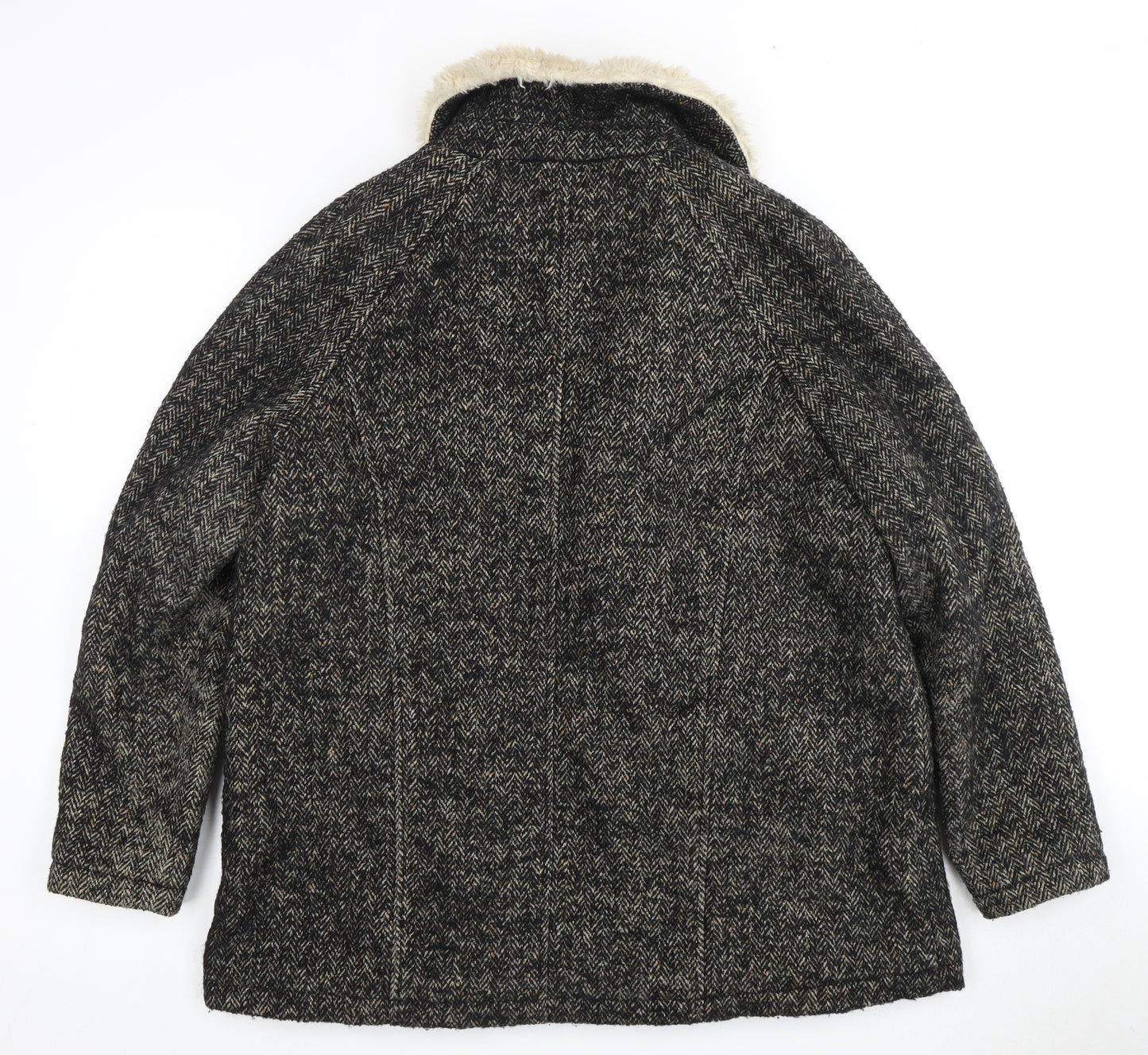 Marks & Spencer Women's Black Overcoat Size 18
