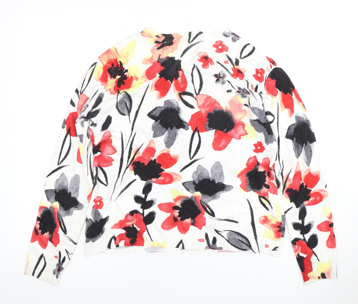 Marks and Spencer Women's Multicoloured Floral Cardigan Size 14