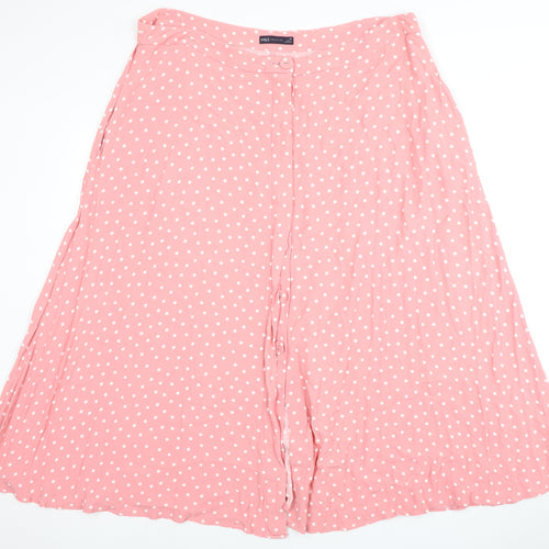 Marks and Spencer Women's Pink Polka Dot Skirt