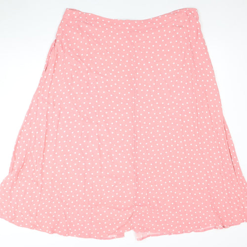 Marks and Spencer Women's Pink Polka Dot Skirt