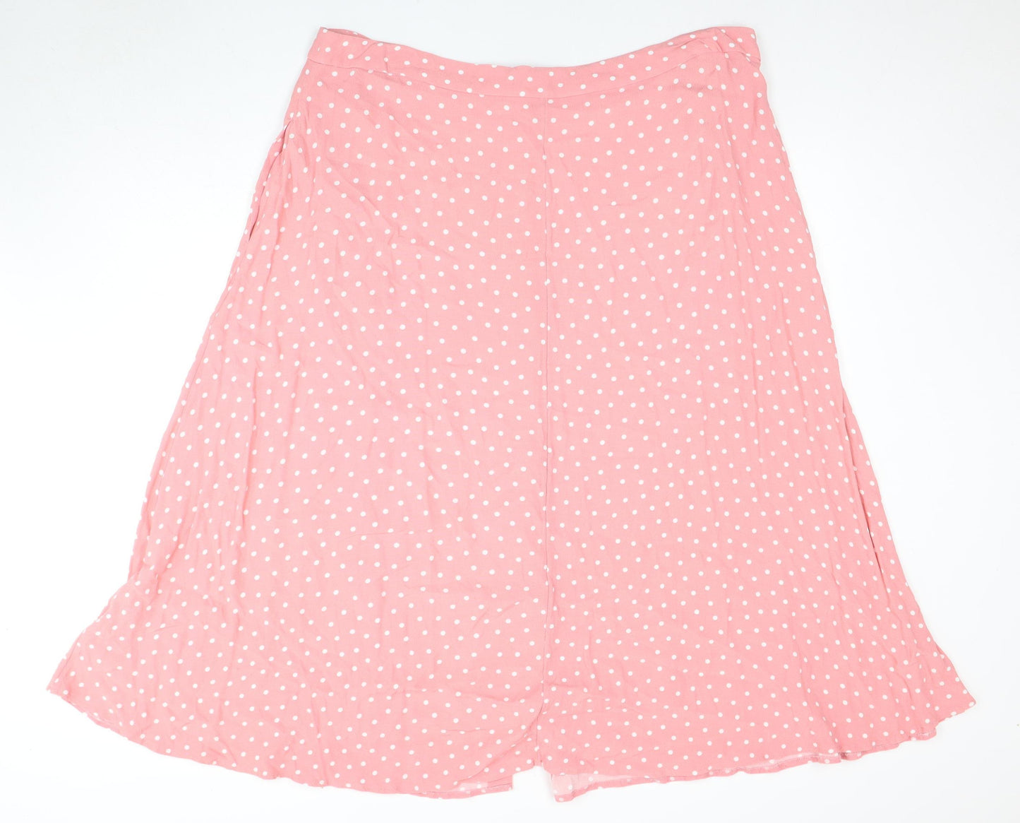 Marks and Spencer Women's Pink Polka Dot Skirt