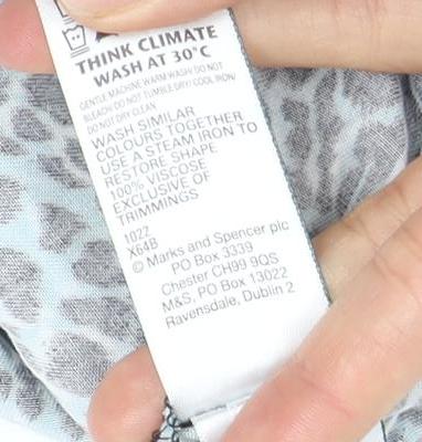 Marks and Spencer Women's Animal Print Dress, Size 12