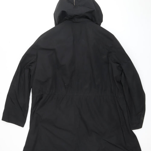 Women's Black Hooded Jacket - Size 2X, Plus Fit