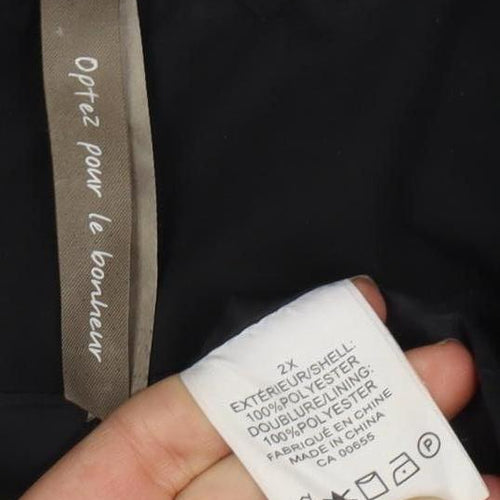 Women's Black Hooded Jacket - Size 2X, Plus Fit