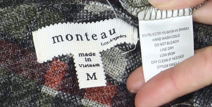 Monetau Women's Multicoloured M Wrap Dress