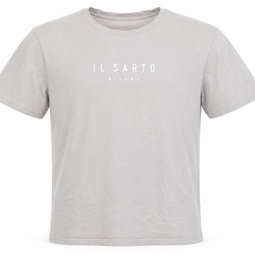 IL SARTO MILANO Men's Grey Crew Neck T-Shirt M