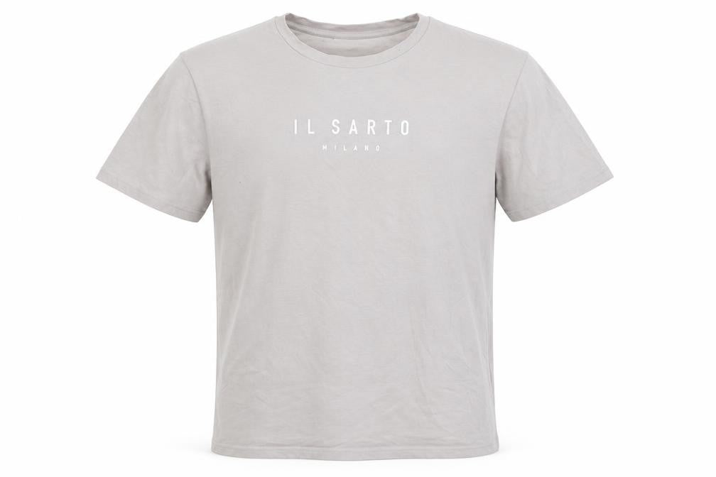 IL SARTO MILANO Men's Grey Crew Neck T-Shirt M