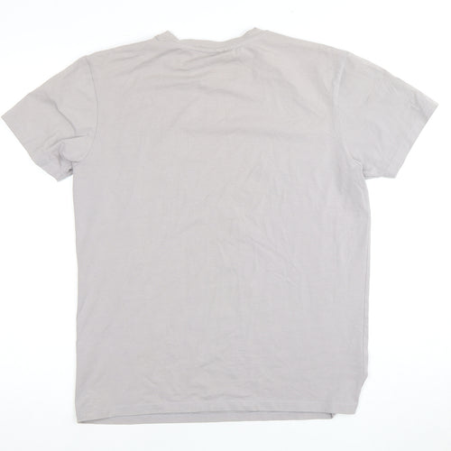 IL SARTO MILANO Men's Grey Crew Neck T-Shirt M