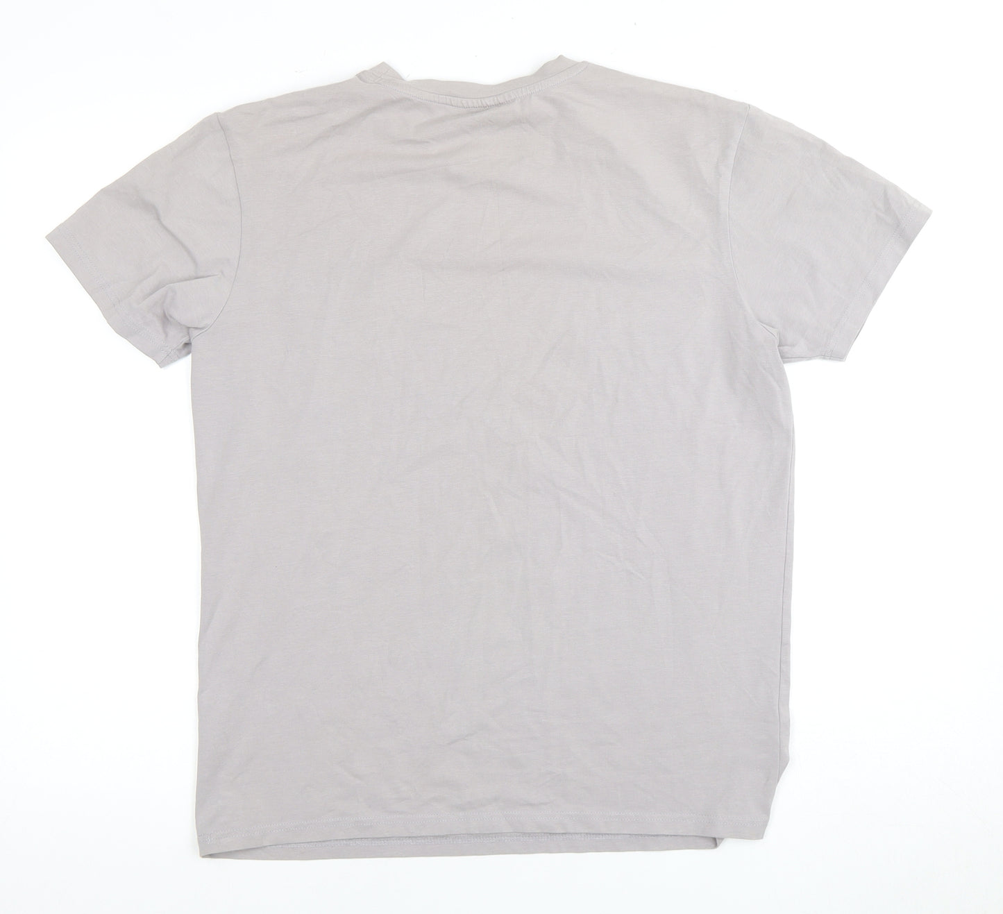 IL SARTO MILANO Men's Grey Crew Neck T-Shirt M