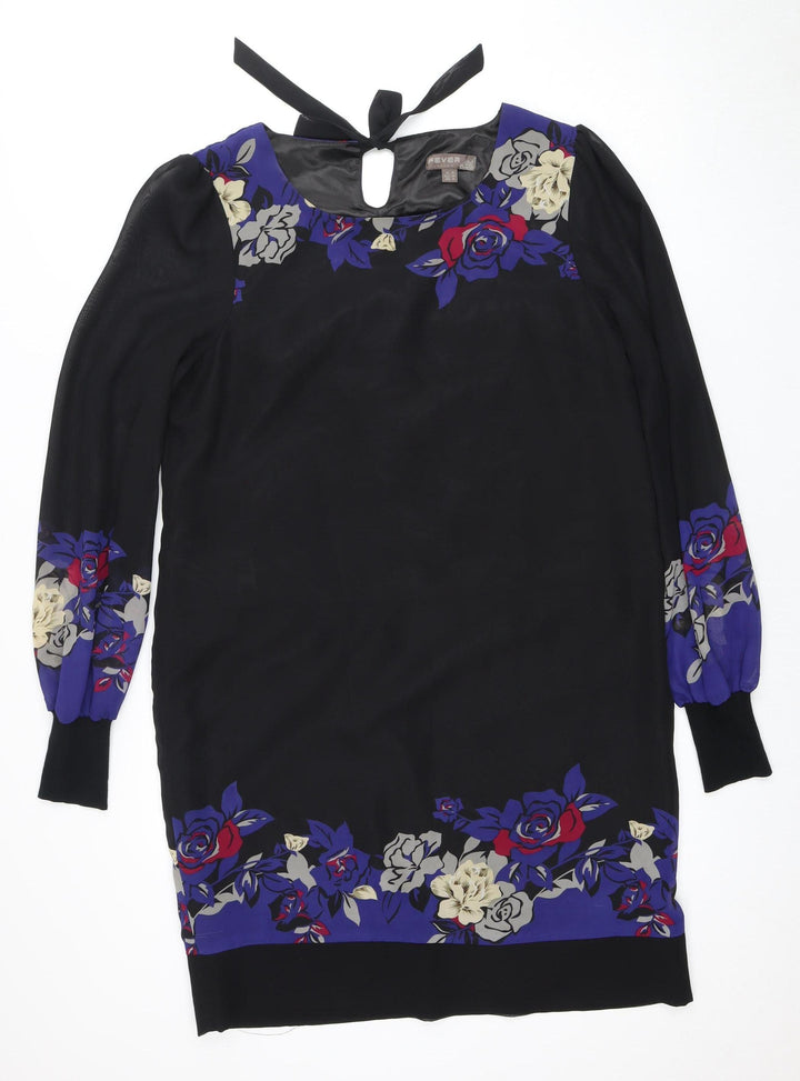 Fever Women's Multicoloured Floral Dress Size 6