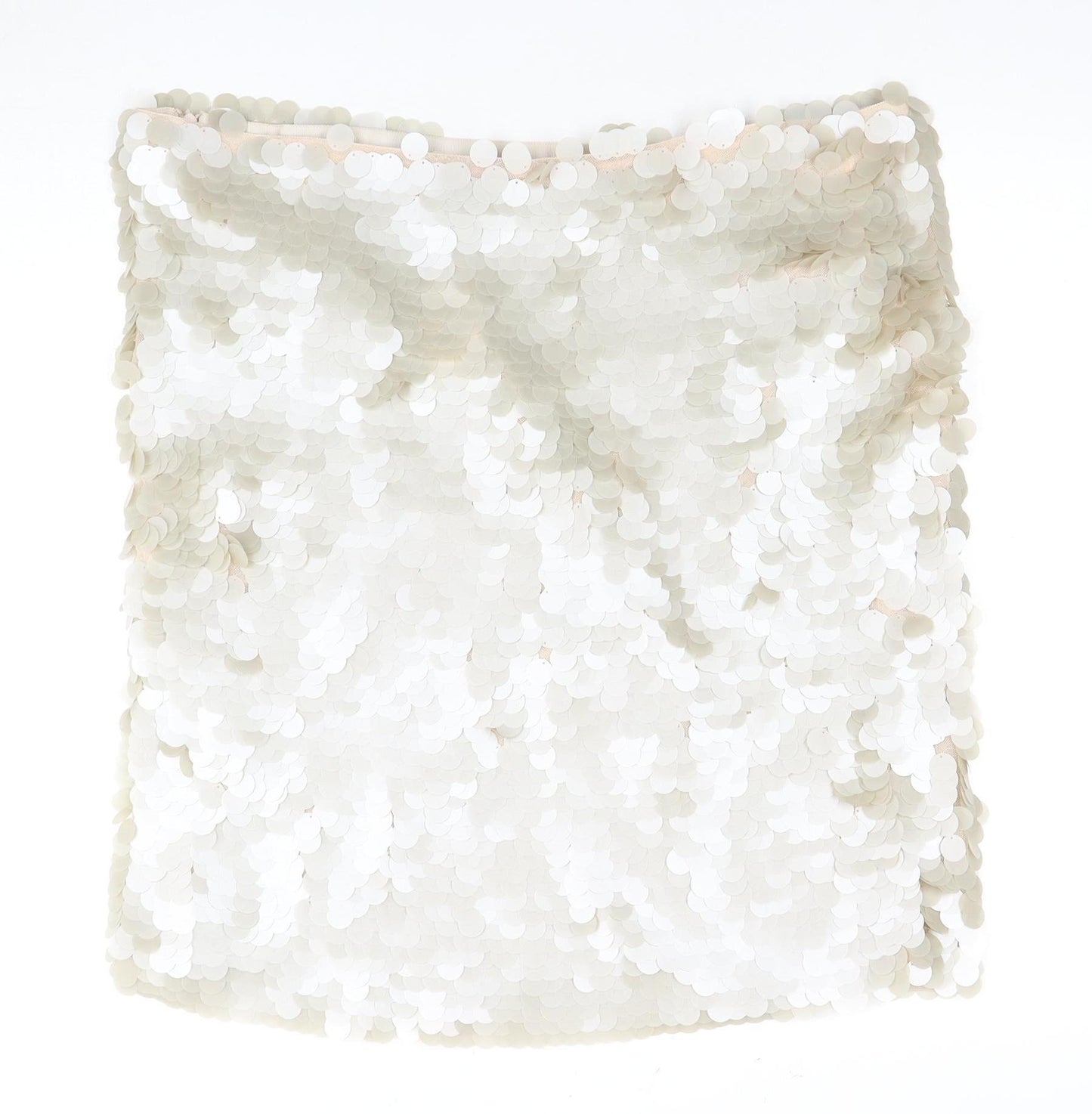 Marks and Spencer Women's Beige Sequin Skirt Size 14