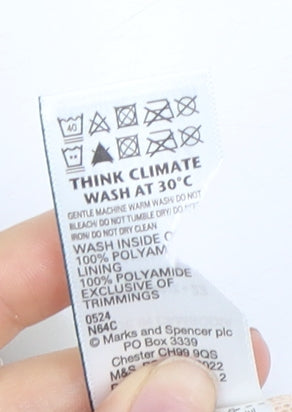 Marks and Spencer Women's Beige Sequin Skirt Size 14