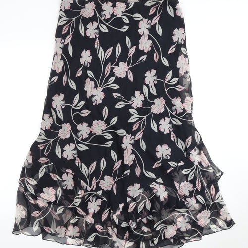 Ann Harvey Women's Multicoloured Floral Skirt Size 16