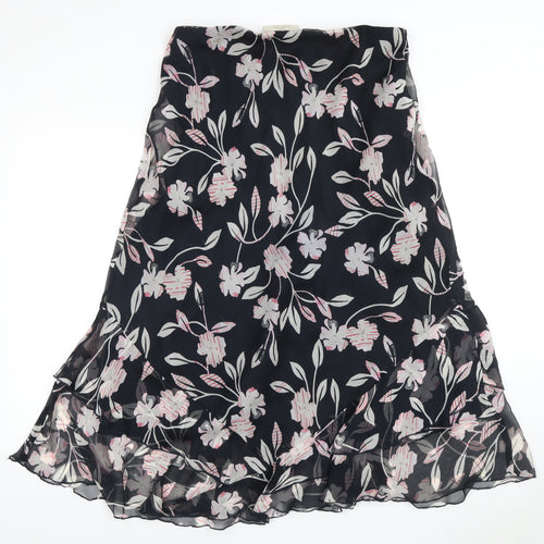 Ann Harvey Women's Multicoloured Floral Skirt Size 16