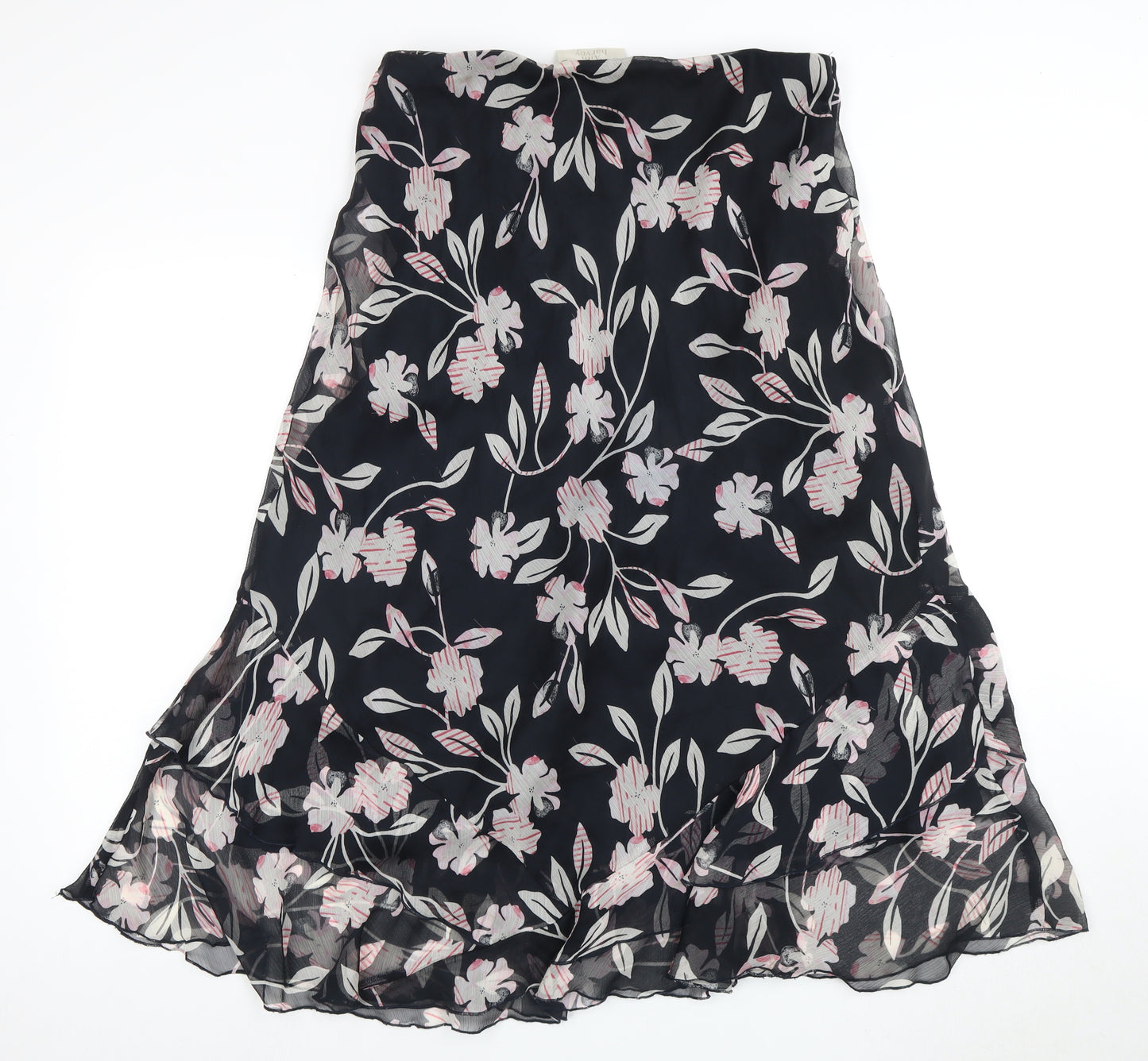 Ann Harvey Women's Multicoloured Floral Skirt Size 16
