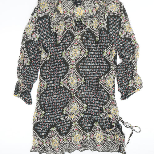 Next Women's Multicoloured 3/4 Sleeve Dress