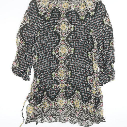 Next Women's Multicoloured 3/4 Sleeve Dress