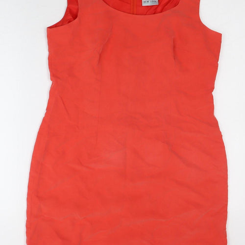 New Look Red Sleeveless Dress, Women's Size 12