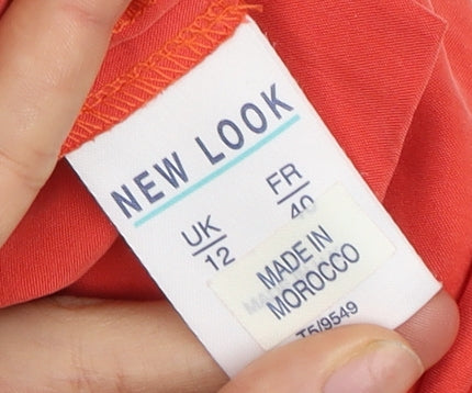 New Look Red Sleeveless Dress, Women's Size 12