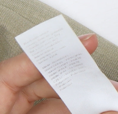 In Other Words Beige Women's Skirt - Size 8 - Linen Blend