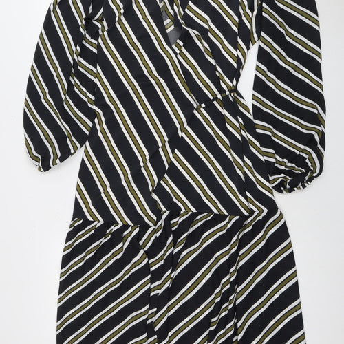 Next Women's Striped Dress Multicoloured Size 16