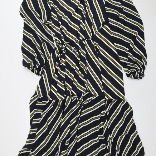 Next Women's Striped Dress Multicoloured Size 16