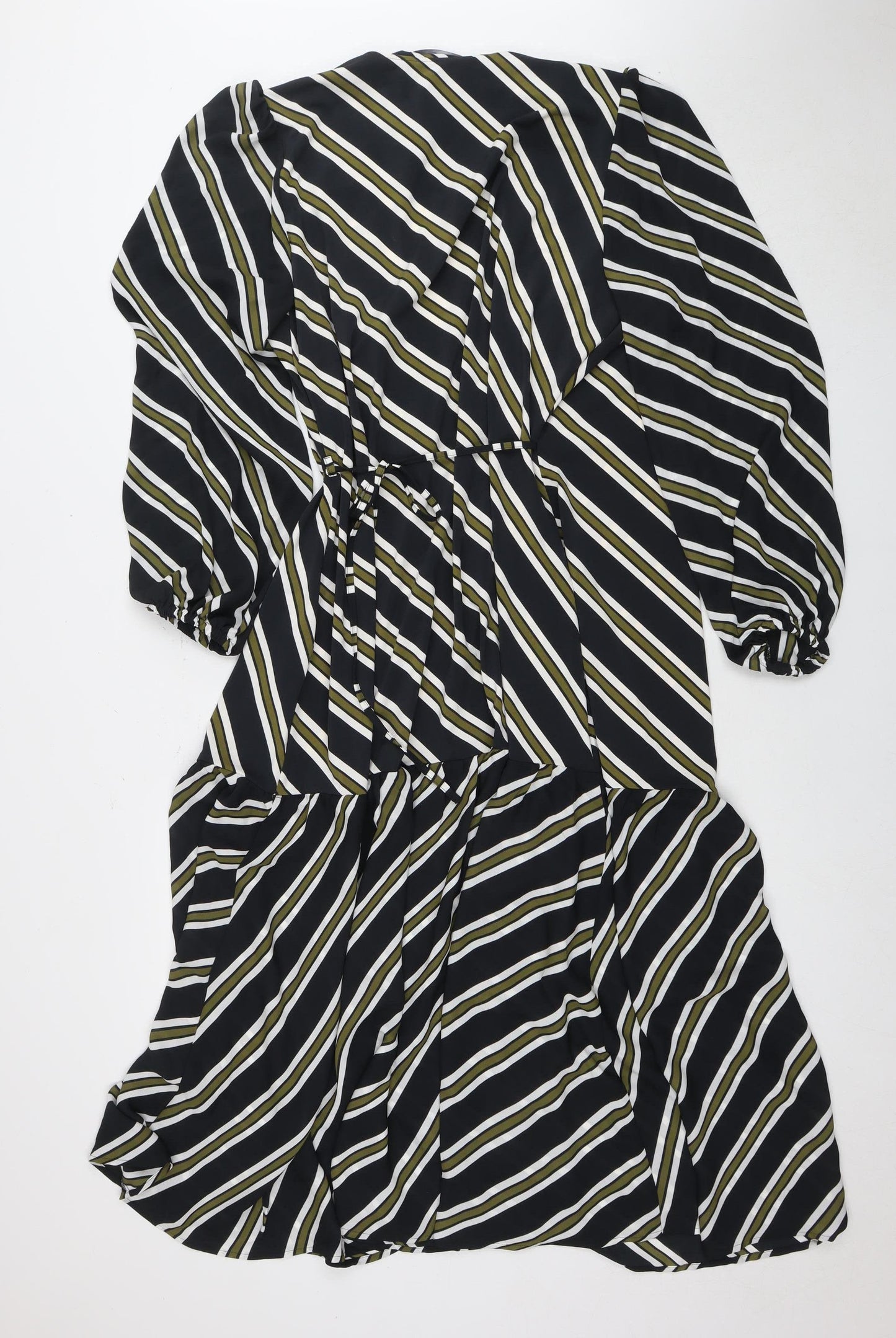 Next Women's Striped Dress Multicoloured Size 16