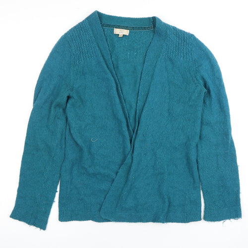 CC Petite Green Cardigan, Women’s S, V-Neck, Knit, Angora