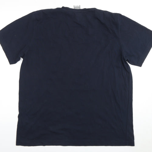 Nike Men's Blue Graphic Print T-Shirt XL