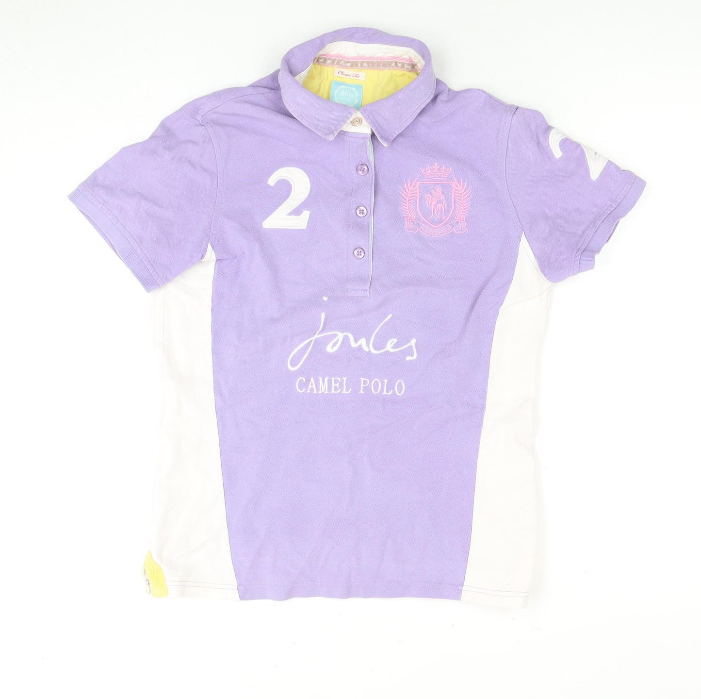 Joules Women's Purple Polo Shirt Size 10