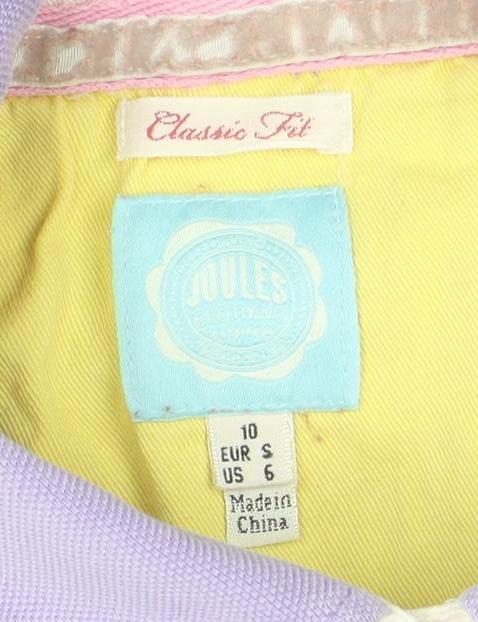 Joules Women's Purple Polo Shirt Size 10
