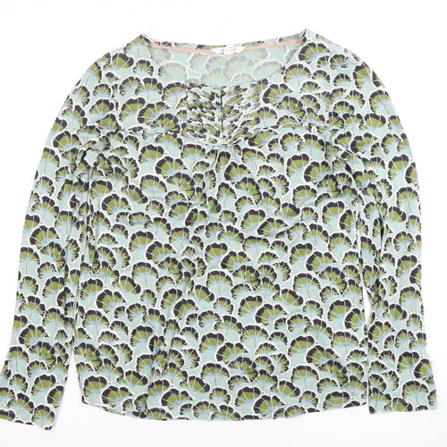 White Stuff Women's Floral Top, Size 12, Multicoloured