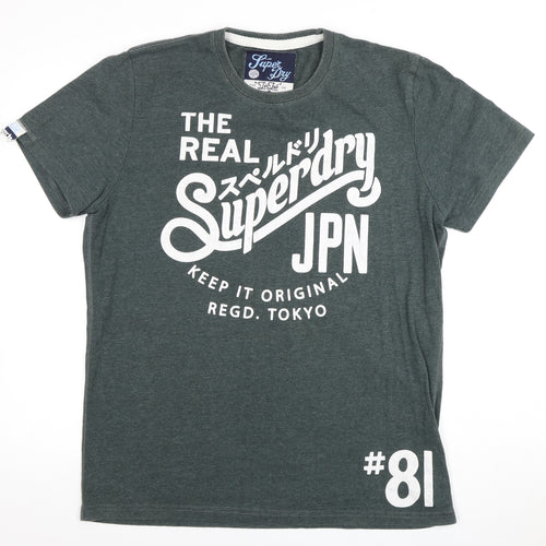 Superdry Men’s Grey 2XL Graphic Print T-Shirt