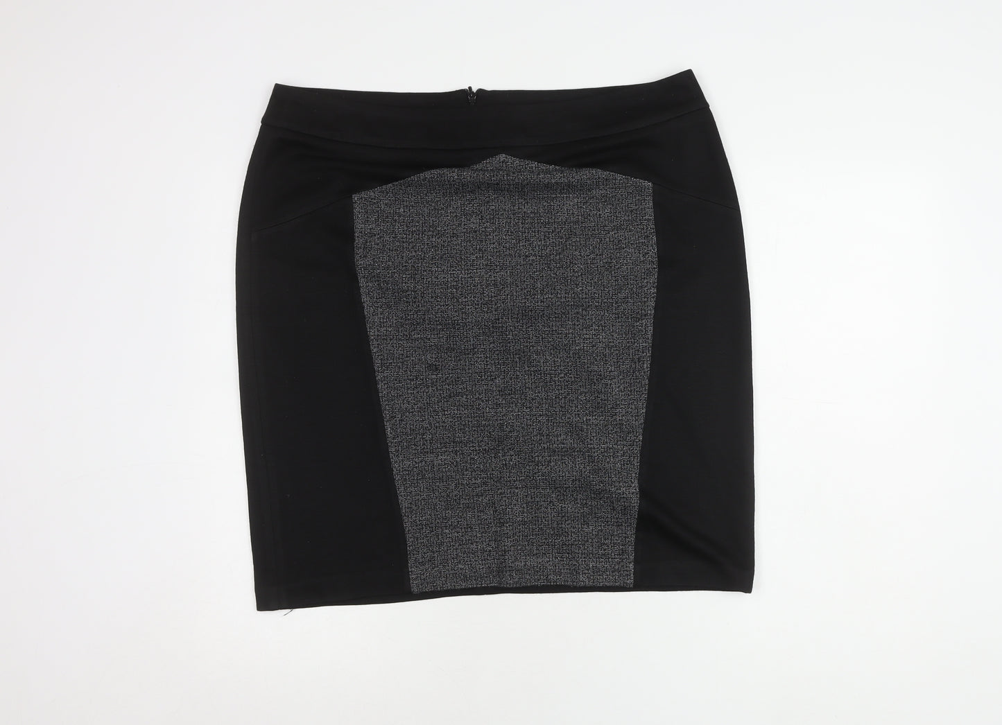 Roman Women’s Black Geometric Pencil Skirt