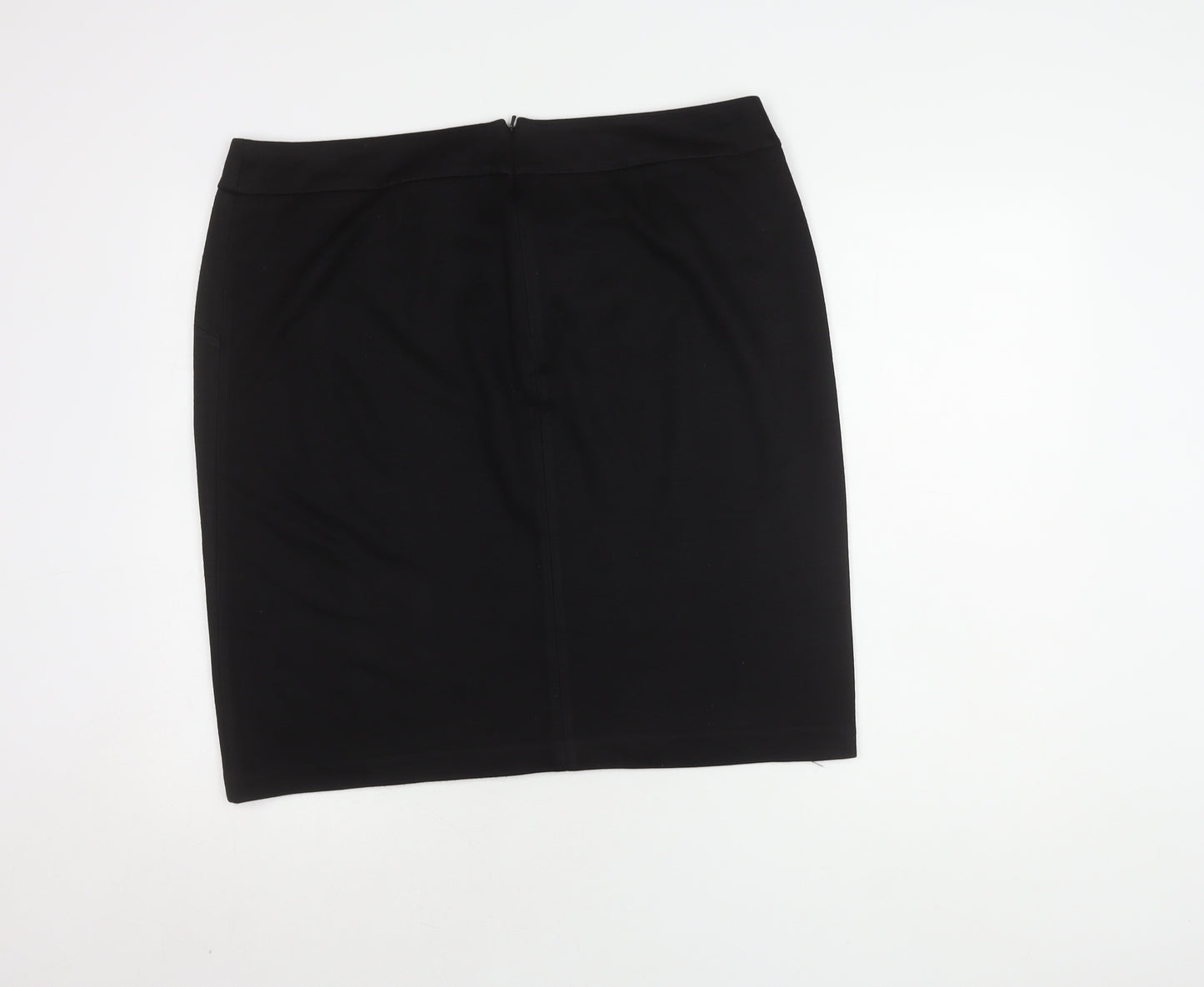Roman Women’s Black Geometric Pencil Skirt