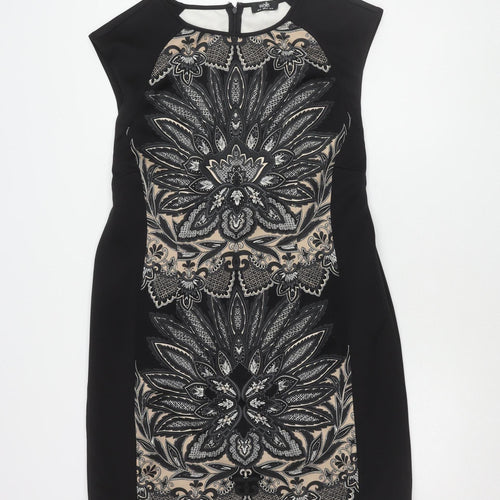 Wallis Women's Black Sleeveless Dress Size 18