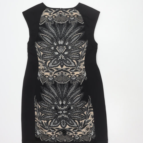 Wallis Women's Black Sleeveless Dress Size 18