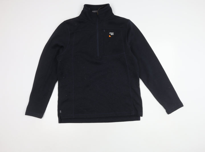 Sprayway Men's Black M 1/2 Zip Fleece Pullover Sweatshirt