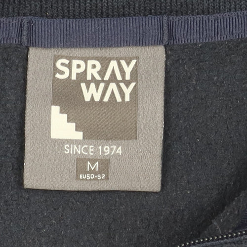 Sprayway Men's Black M 1/2 Zip Fleece Pullover Sweatshirt