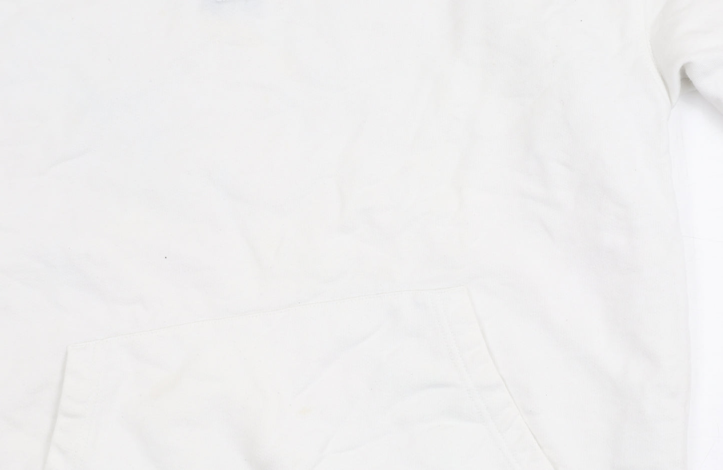 Tommy Jeans Men's White Sweatshirt S 1/2 Zip Logo